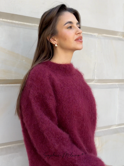 Sophia | Mohair Rundhals