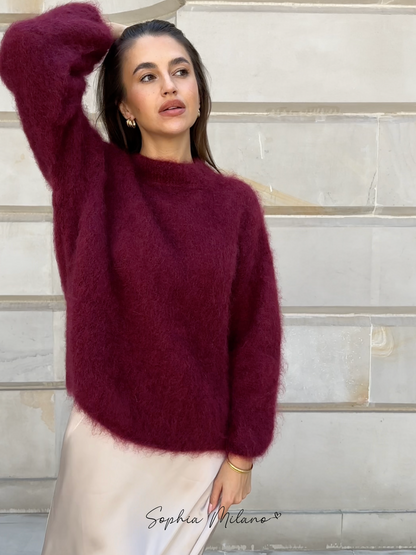 Sophia | Mohair Rundhals