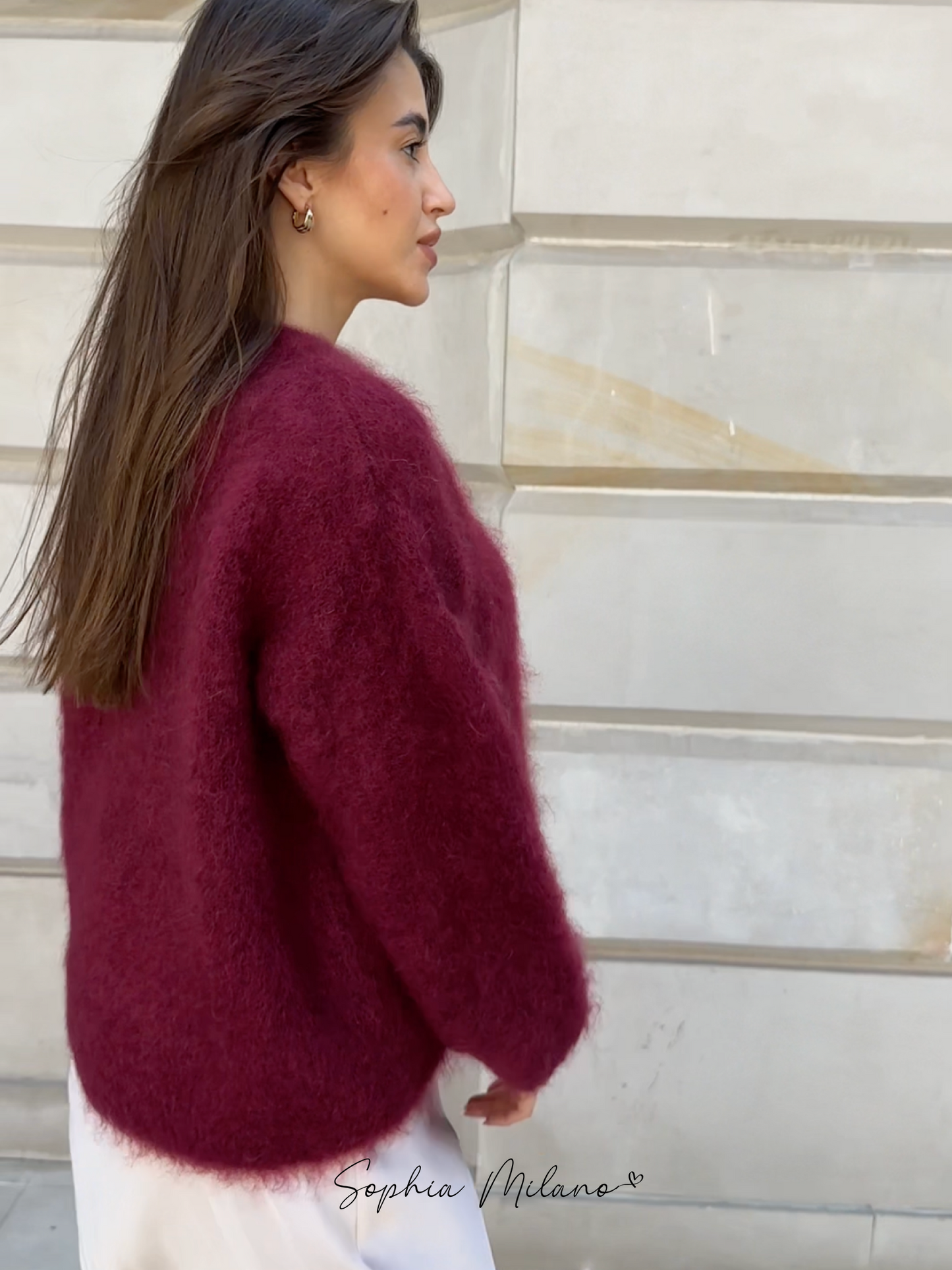 Sophia | Mohair Rundhals