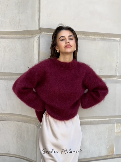 Sophia | Mohair Rundhals